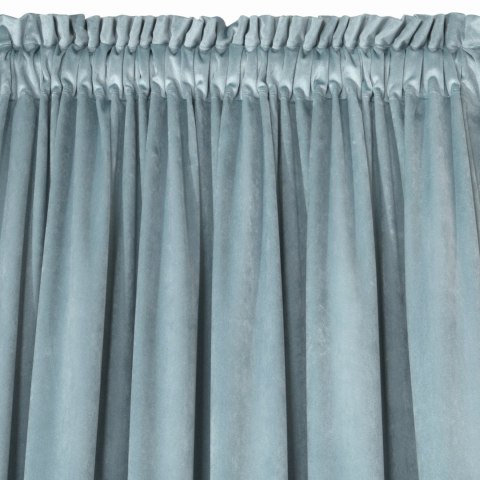 Samtvorhang ROSA hellblau 140x270 Kräuselband