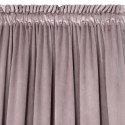 Samtvorhang ROSA rosa 135x300 Kräuselband