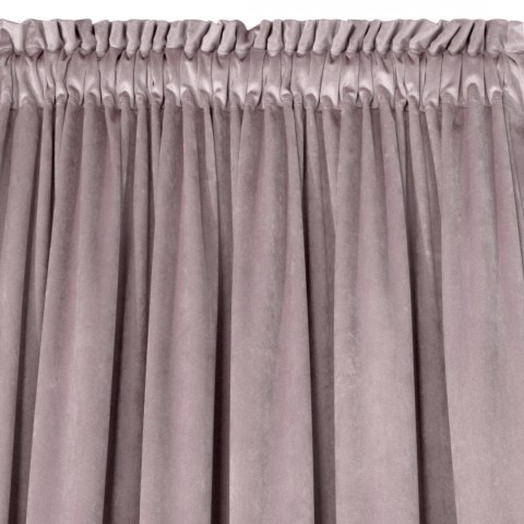 Samtvorhang ROSA rosa 135x300 Kräuselband