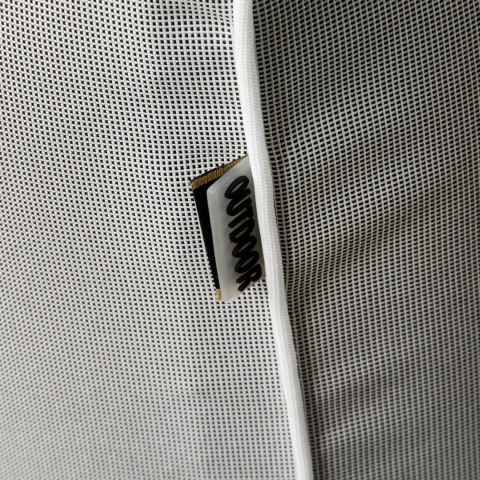 Sessel Garten Wassefest Outdoor weiß C 70x90x70