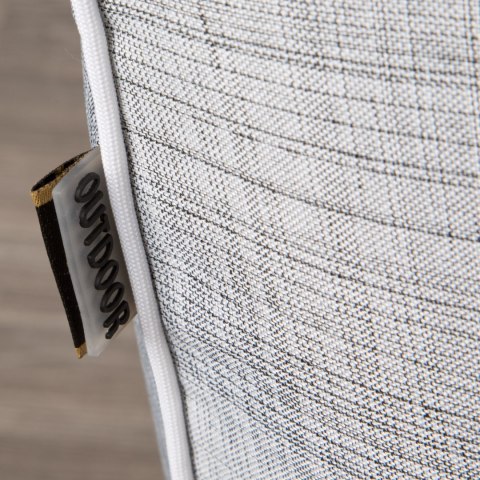 Sessel Garten Wassefest Outdoor silber 70x90x70