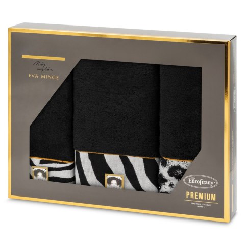 Set Handtuch EVA 22 3 schwarz 500