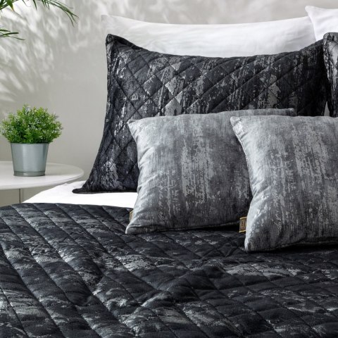 Tagesdecke BLINK 3 schwarz 170x210 schwarz silber