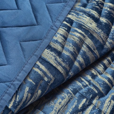 Tagesdecke AGATA 1 170x210 marine gold