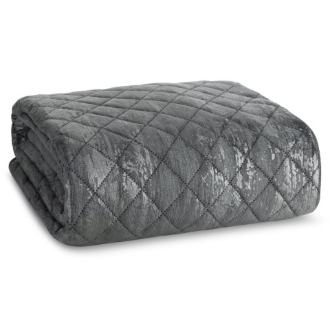 Tagesdecke BLINK 3 dunkelgrau 220x240 stahl silber