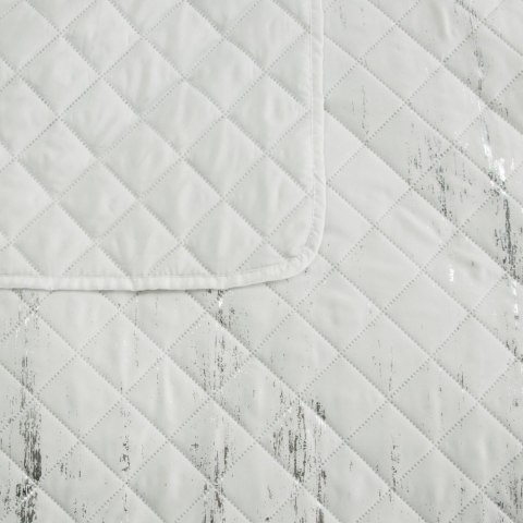 Tagesdecke BLINK 1 200x220 weiß silber