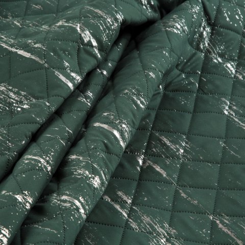 Tagesdecke BLINK 1 220x240 dunkelgrün silber