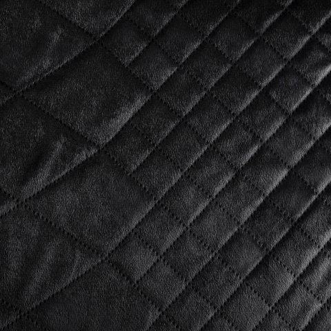 Steppdecke LUIZ 3 dunkel 170x210 schwarz