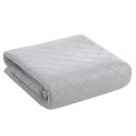 Steppdecke LUIZ 5 grau 70x160 silber