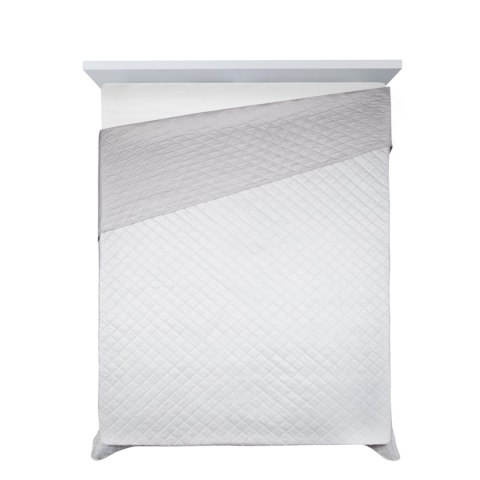 Steppdecke LUIZ 5 grau 70x160 silber