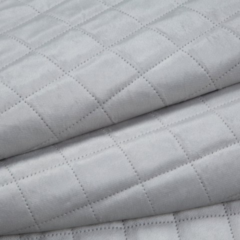 Steppdecke LUIZ 5 grau 70x160 silber