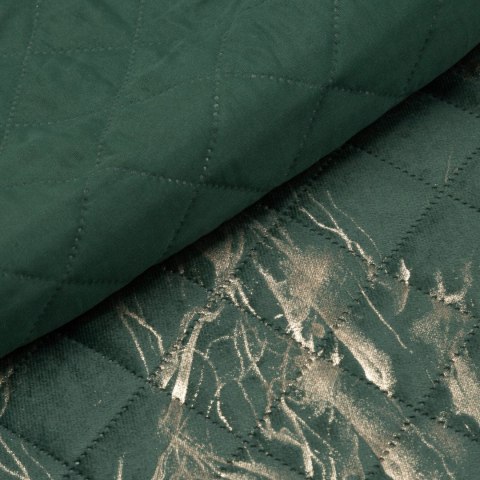 Steppdecke LUIZ 6 200x220 dunkelgrün gold