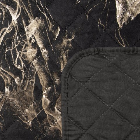 Steppdecke LUIZ 6 200x220 schwarz gold