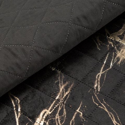 Steppdecke LUIZ 6 200x220 schwarz gold