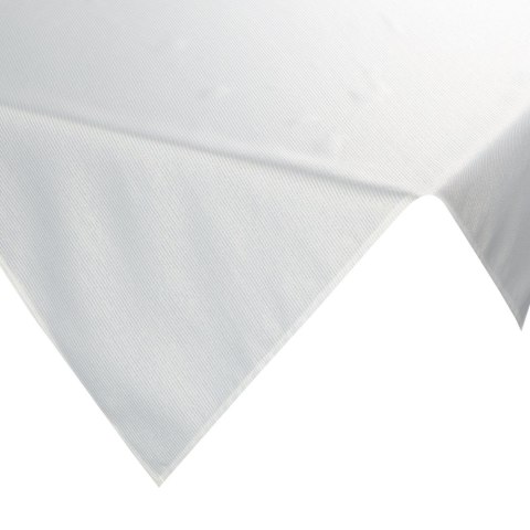 Tischdecke ALISA weiß gold 85x85 weiß gold