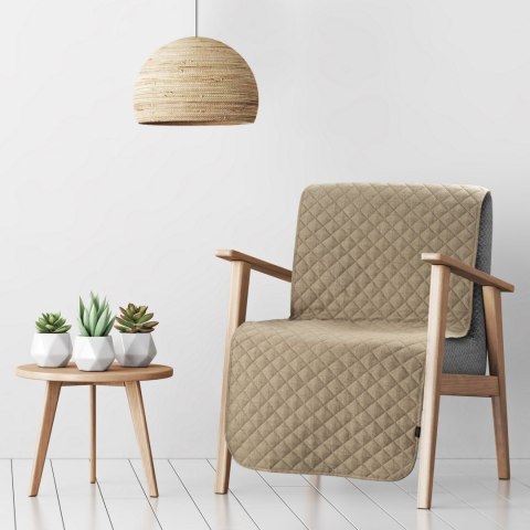 Tagesdecke Lein-Optik 1 dunkelbeige 70x160 dunkelbeige