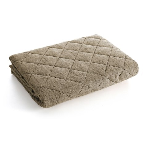 Tagesdecke Lein-Optik 1 dunkelbeige 70x160 dunkelbeige