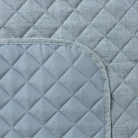 Tagesdecke Lein Optik 1 blau 170x210 blau