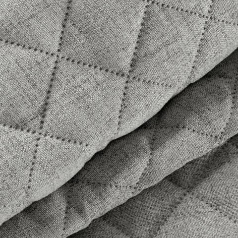 Tagesdecke Lein-Optik 1 dunkelgrau 170x210 stahl