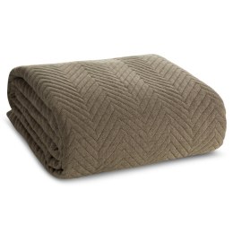 Tagesdecke Lein 3 dunkelbeige 220x240 dunkelbeige