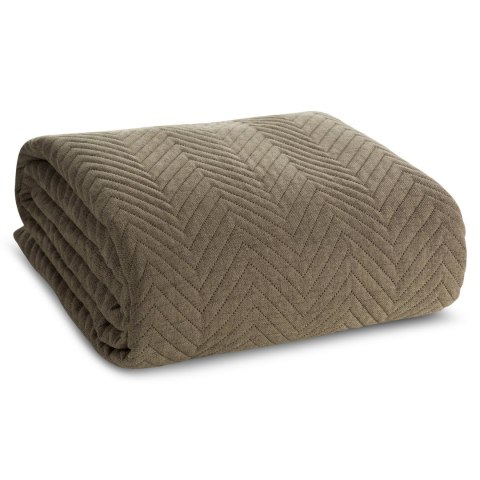 Tagesdecke Lein 3 dunkelbeige 220x240 dunkelbeige