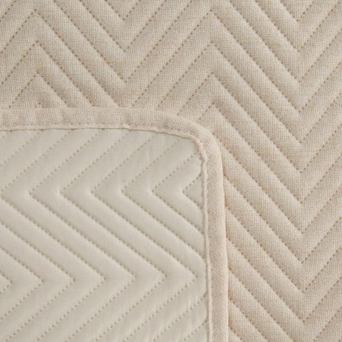 Tagesdecke Lein-Optik 3 cremig 170x210