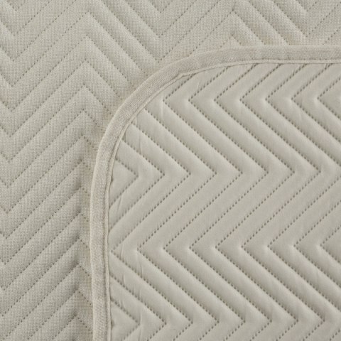 Tagesdecke Lein-Optik 3 cremig 220x240