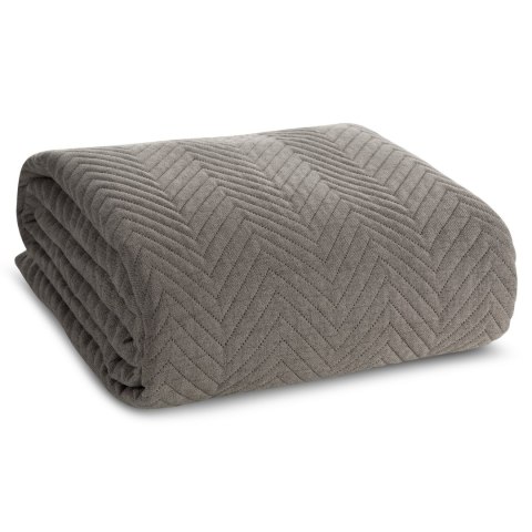 Tagesdecke Lein-Optik 3 hellgrau 220x240 hellgrau