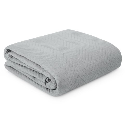 Tagesdecke Lein-Optik 3 silber 200x220 silber