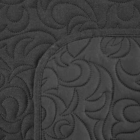 Tagesdecke Lein Optik 4 dunkelgrau 200x220 dunkelgrau