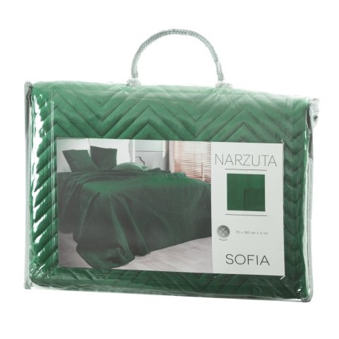 Tagesdecke SOFIA dunkelgrün 70x160 dunkelgrün