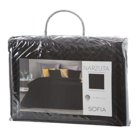 Tagesdecke SOFIA schwarz 70x160 schwarz