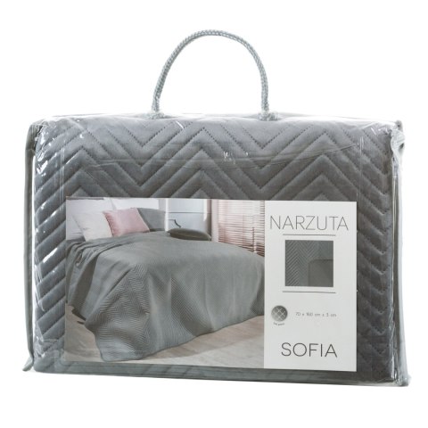 Tagesdecke SOFIA graphit 70x160 graphit