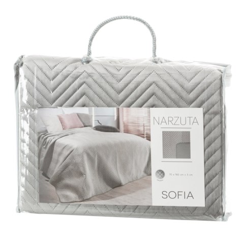 Tagesdecke SOFIA silber 70x160 silber