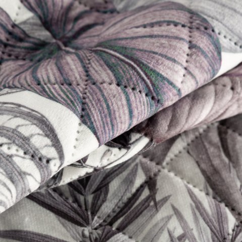 Tagesdecke DAVOS2 220X240 lila grau