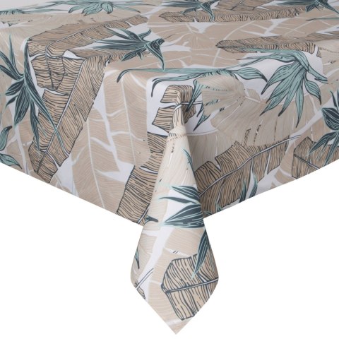 Tischdecke Garten Wassefest Outdoor 14G 140X220 minze beige