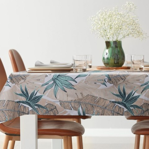 Tischdecke Garten Wassefest Outdoor 14G 140X220 minze beige