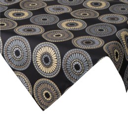 Tischdecke Garten Wassefest Outdoor 19D 85X85 schwarz beige