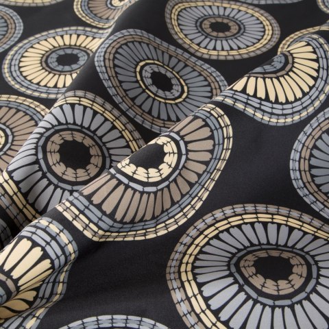 Tischdecke Garten Wassefest Outdoor 19D 85X85 schwarz beige