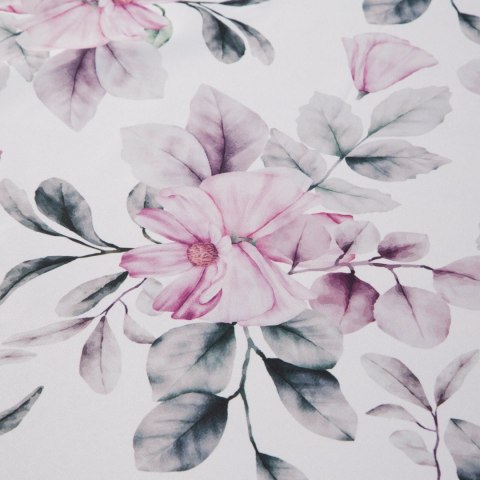 Tischdecke Garten Wassefest Outdoor 30E RD150 weiß rosa