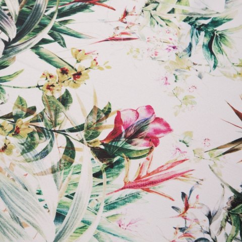 Tischdecke Garten Wassefest Outdoor 31E RD150 weiß grün