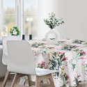 Tischdecke Garten Wassefest Outdoor 31E RD150 weiß grün