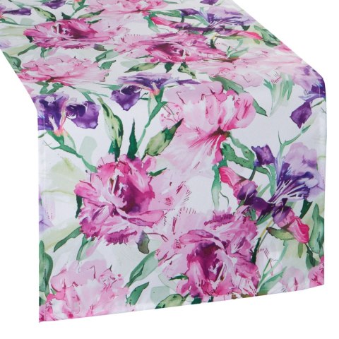 Tischdecke Garten Wassefest Outdoor 34B 40X140 rosa lila