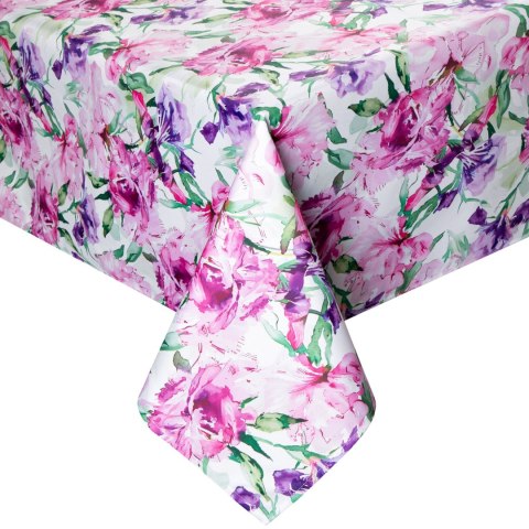 Tischdecke Garten Wassefest Outdoor 34G 140X220 rosa lila