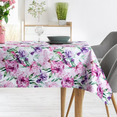 Tischdecke Garten Wassefest Outdoor 34G 140X220 rosa lila