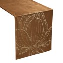 Tischdecke BLINK 12 braun 35x220 braun Velvet Samt