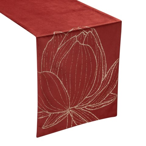 Tischdecke BLINK 12 orange 35x180 orange Velvet Samt
