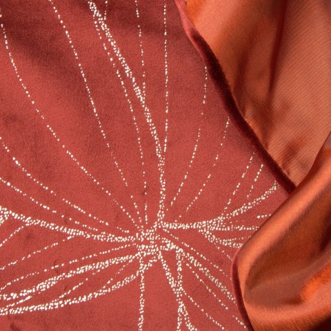 Tischdecke BLINK 12 orange 35x220 orange Velvet Samt