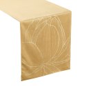 Tischdecke BLINK 12 35x180 honig Velvet Samt