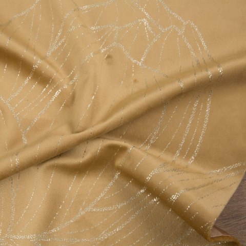 Tischdecke BLINK 12 35x220 honig Velvet Samt